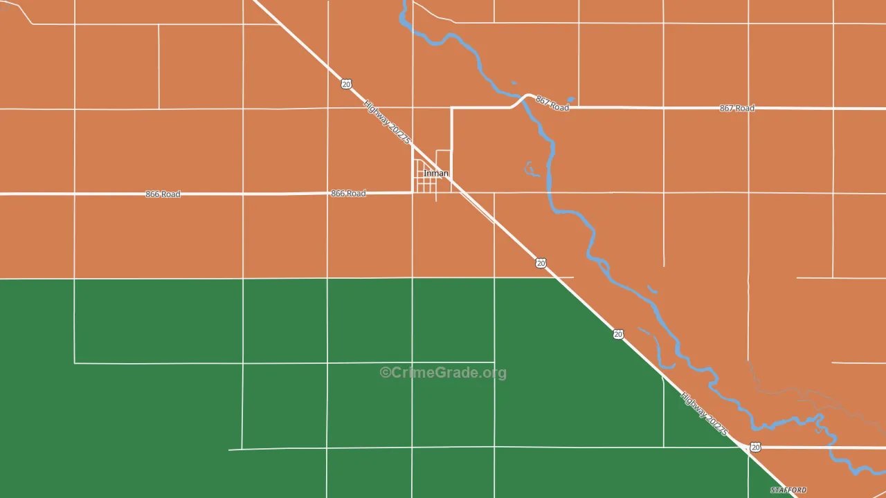 68742, NE Map of Theft Rates