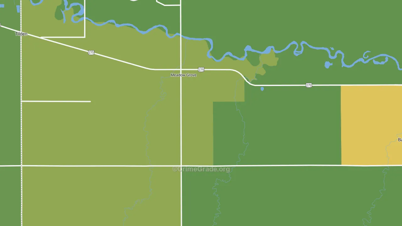 68752, NE Map of Theft Rates