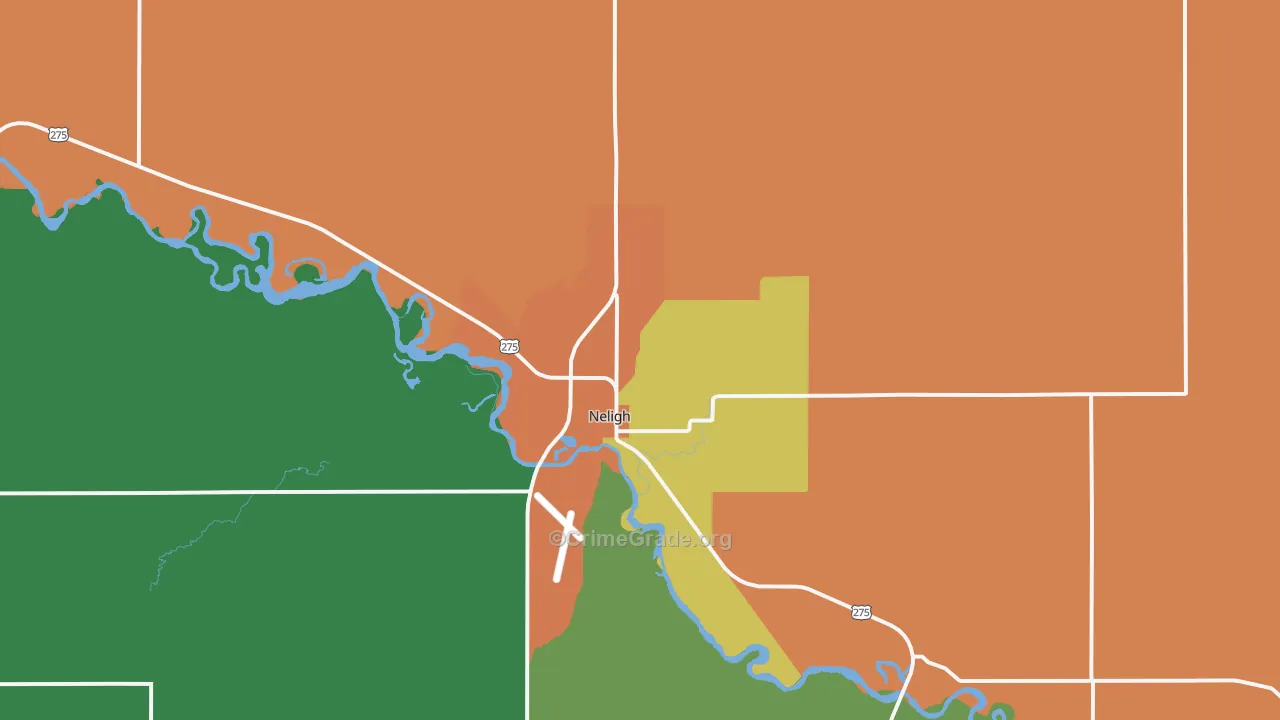 68756, NE Map of Theft Rates