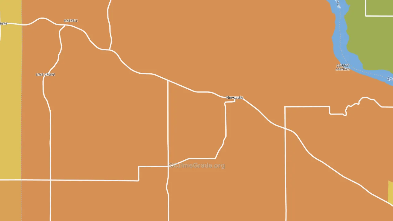 68757, NE Map of Theft Rates