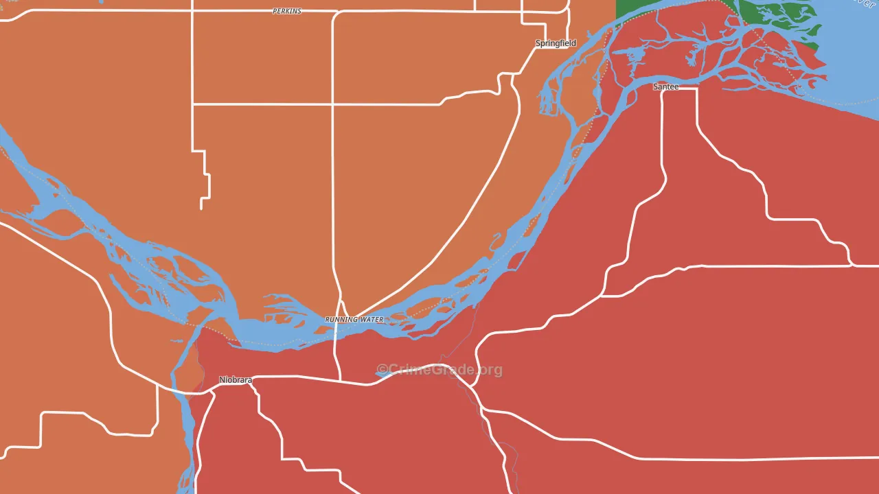 68760, NE Map of Theft Rates