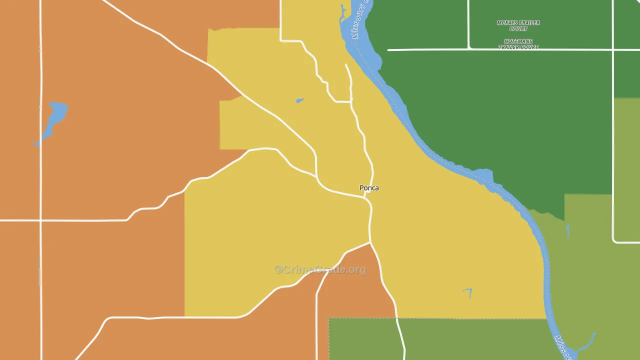68770, NE Map of Theft Rates