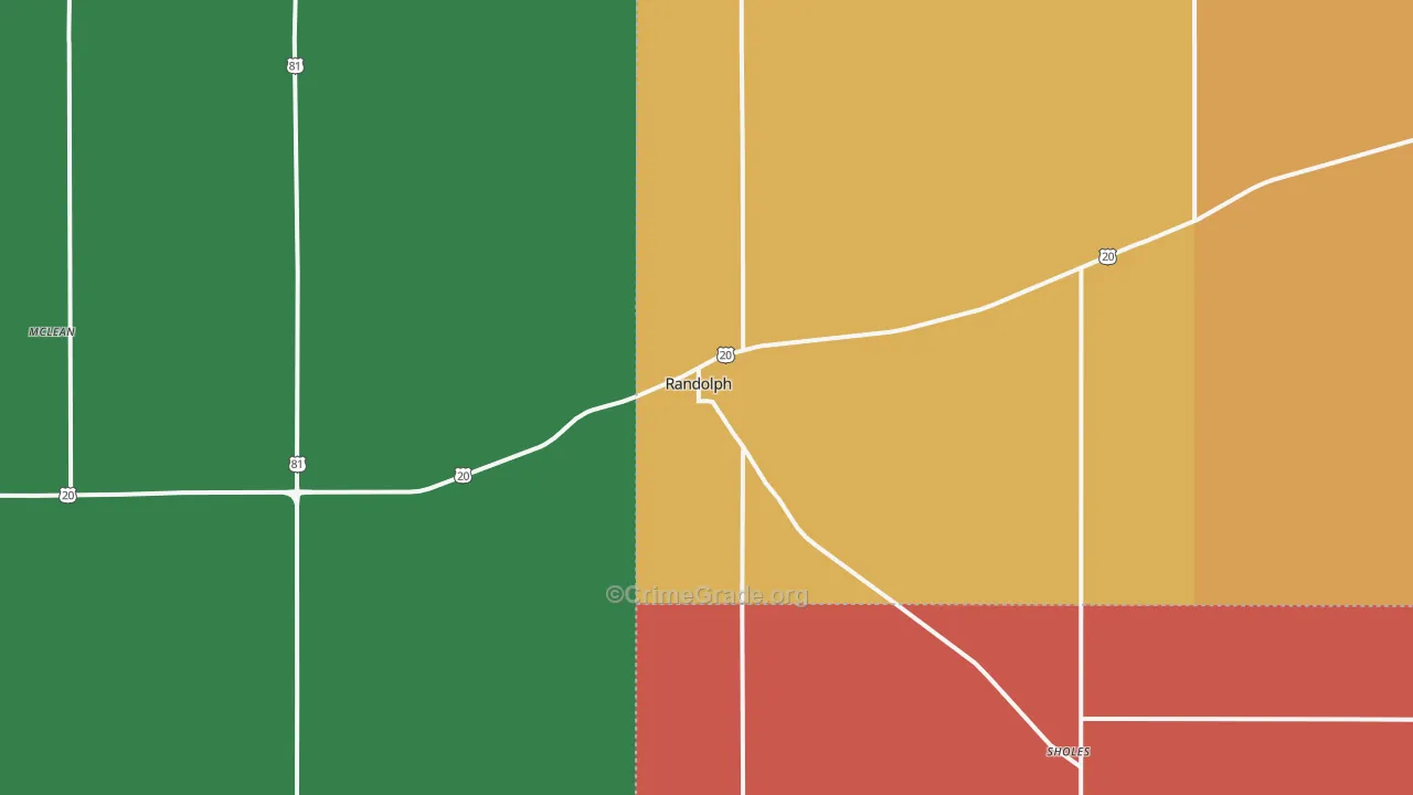 68771, NE Map of Theft Rates