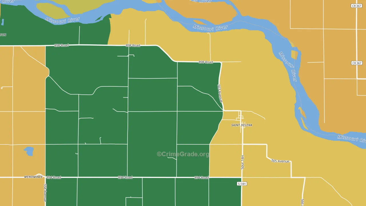 68774, NE Map of Theft Rates