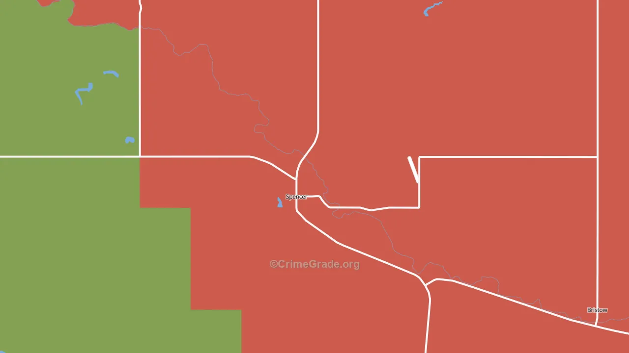68777, NE Map of Theft Rates