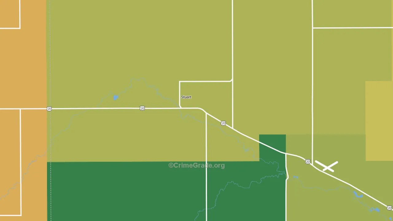 68780, NE Map of Theft Rates