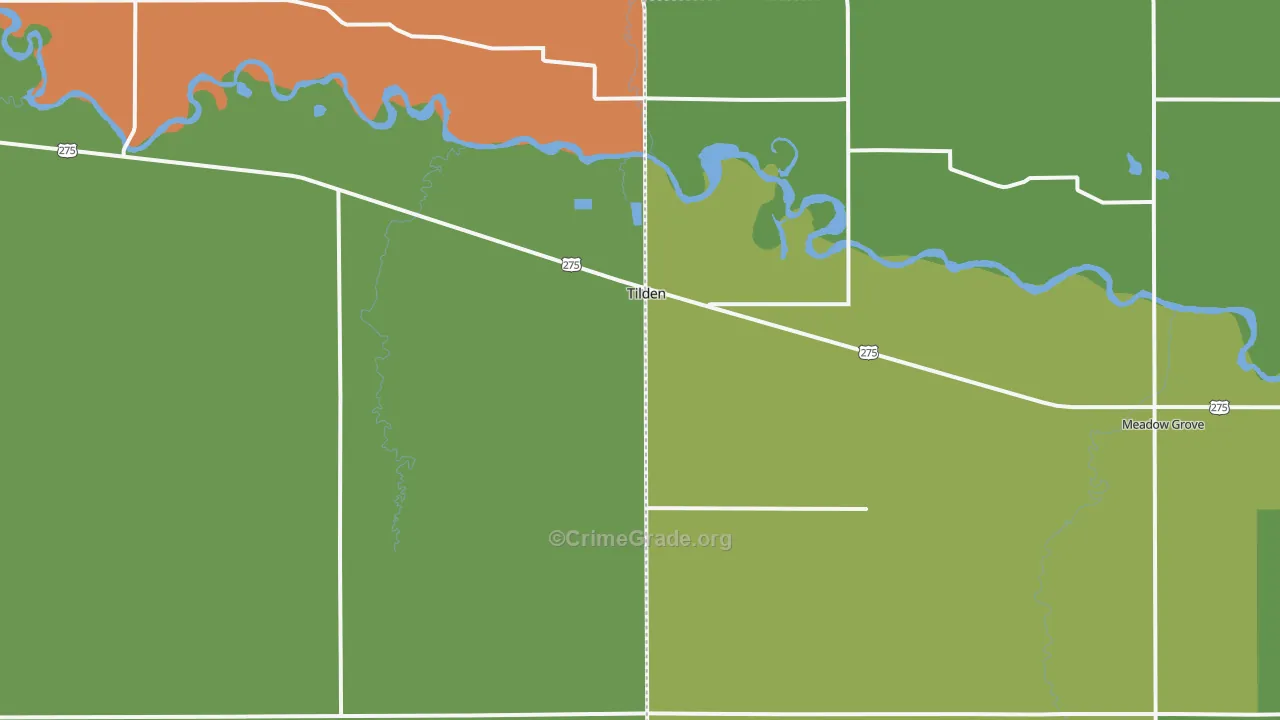68781, NE Map of Theft Rates