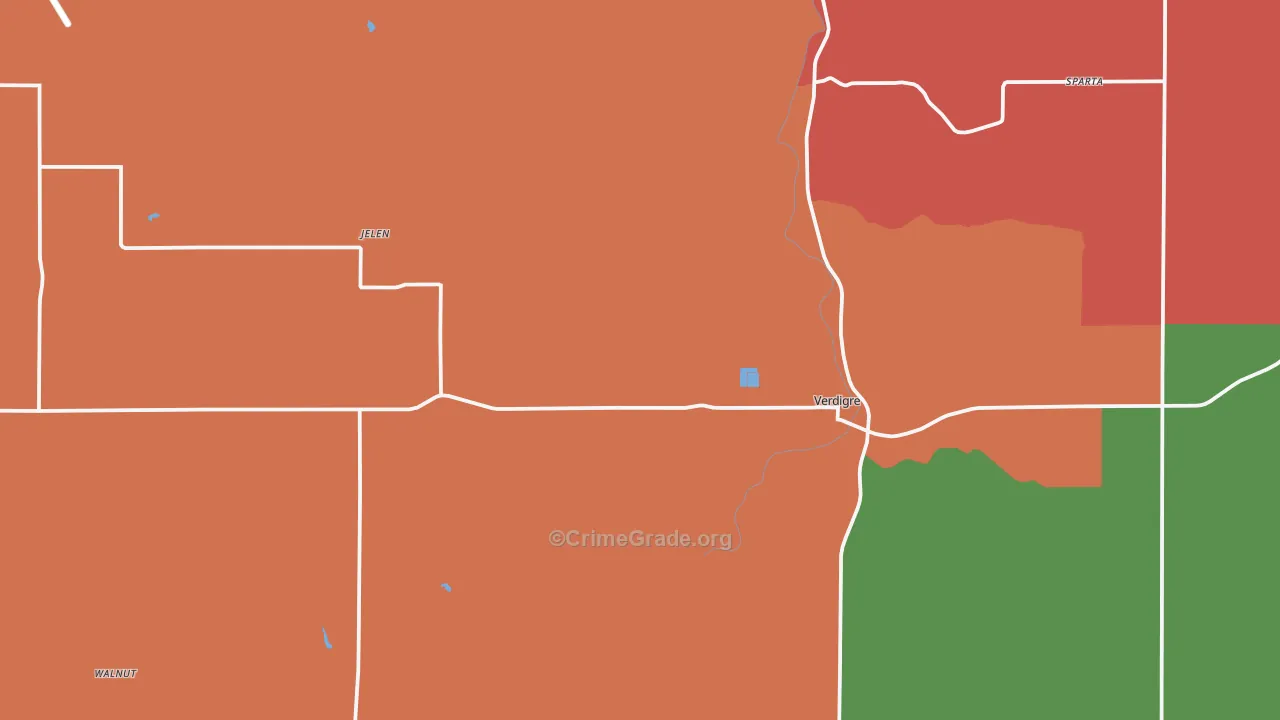 68783, NE Map of Theft Rates