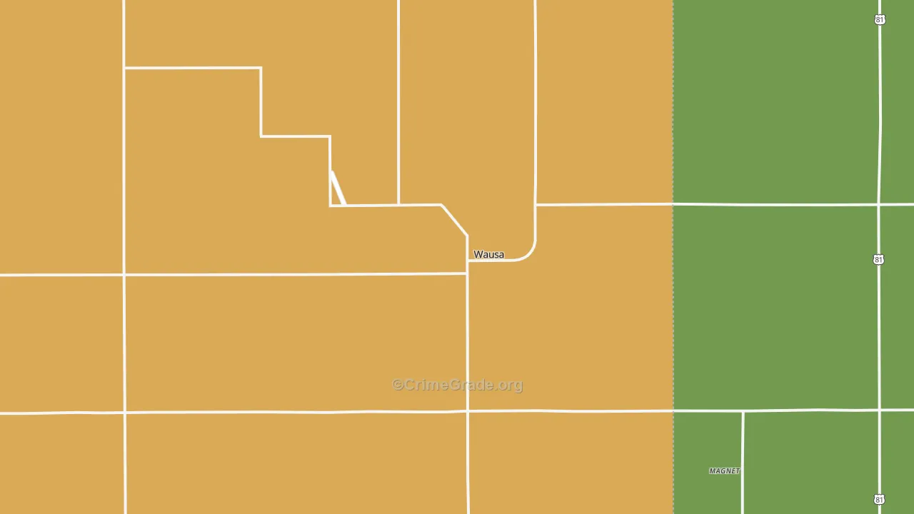 68786, NE Map of Theft Rates