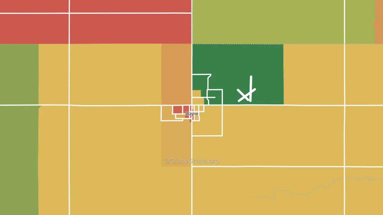 68787, NE Map of Theft Rates