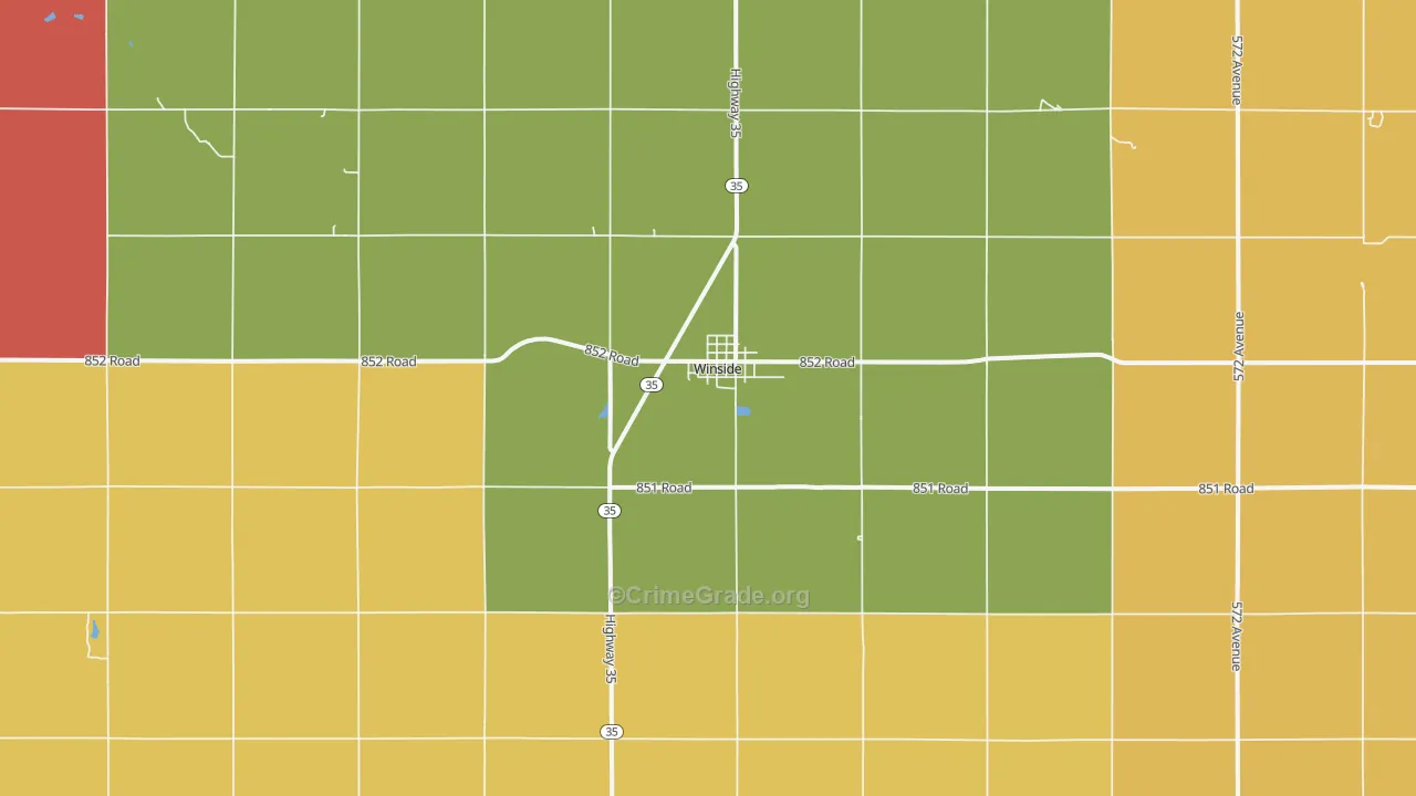 68790, NE Map of Theft Rates