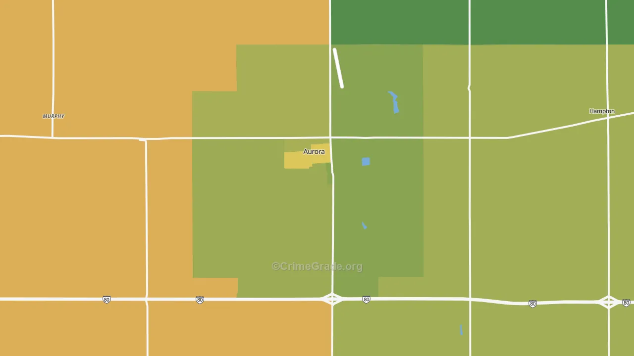68818, NE Map of Theft Rates
