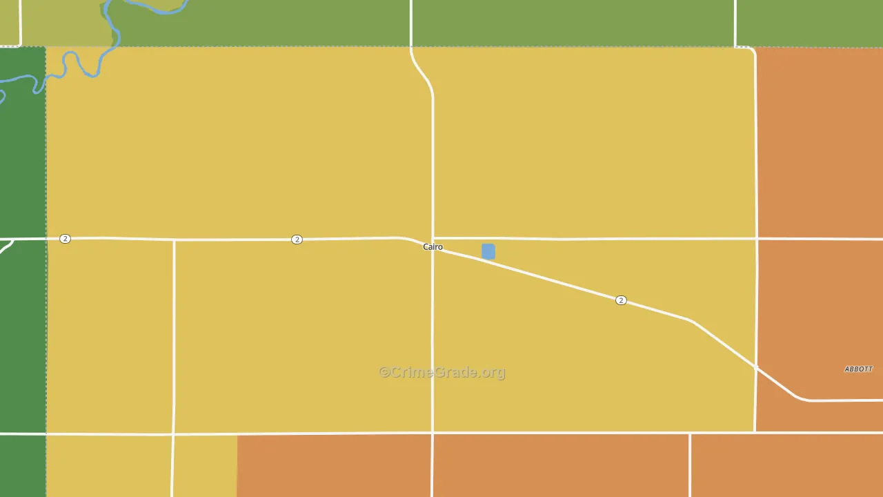 68824, NE Map of Theft Rates