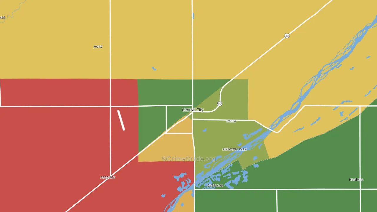 68826, NE Map of Theft Rates