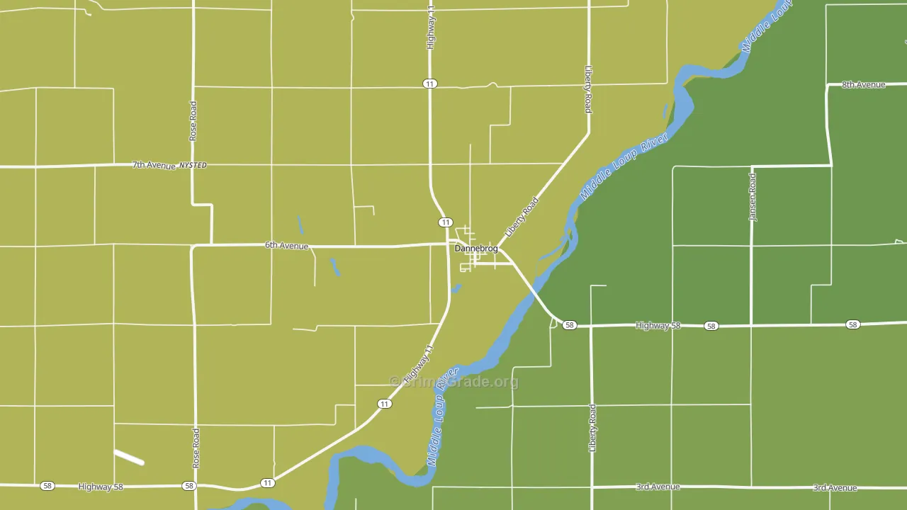 68831, NE Map of Theft Rates