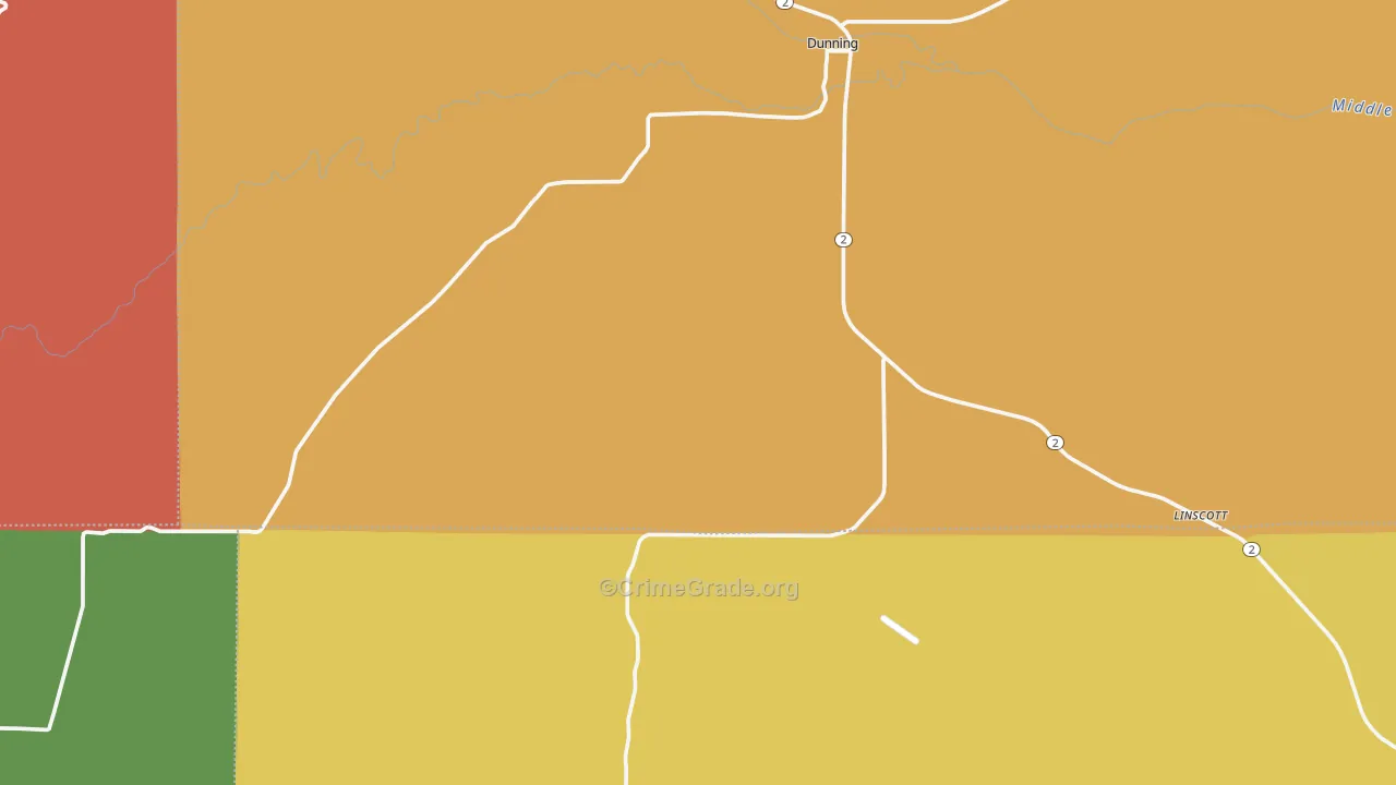 68833, NE Map of Theft Rates