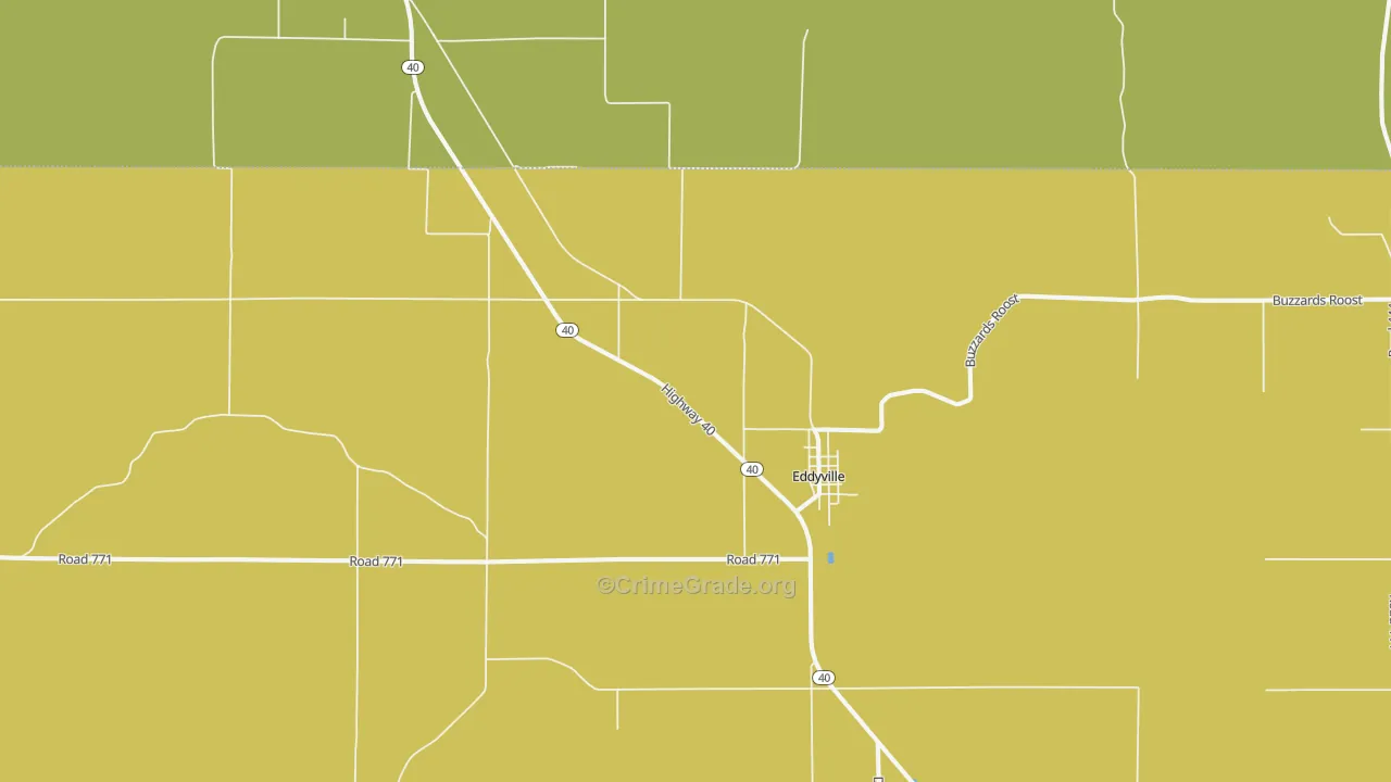 68834, NE Map of Theft Rates