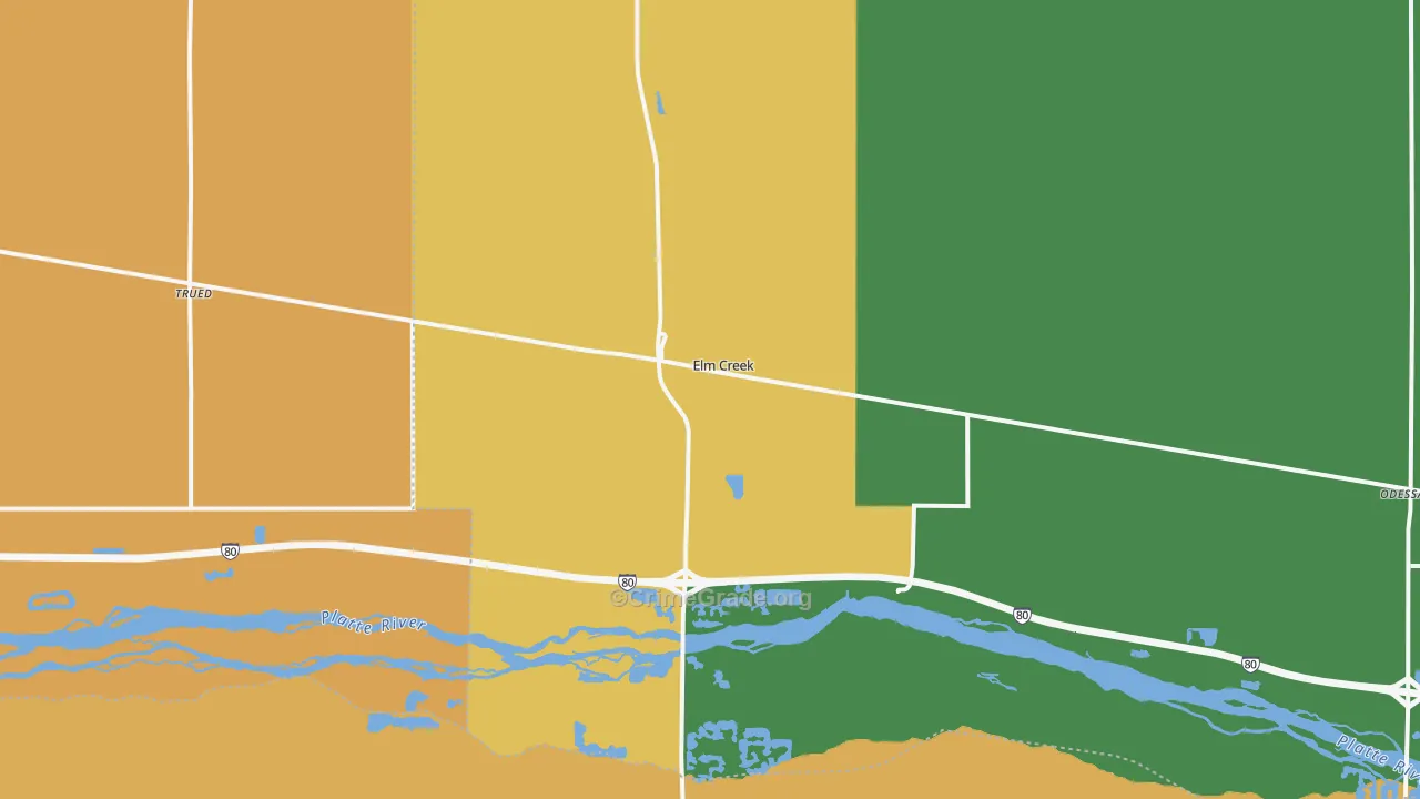 68836, NE Map of Theft Rates