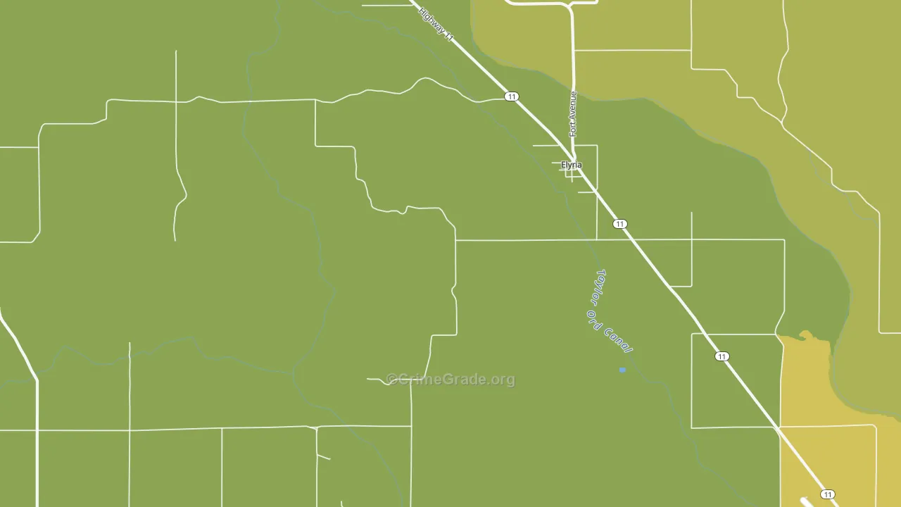 68837, NE Map of Theft Rates