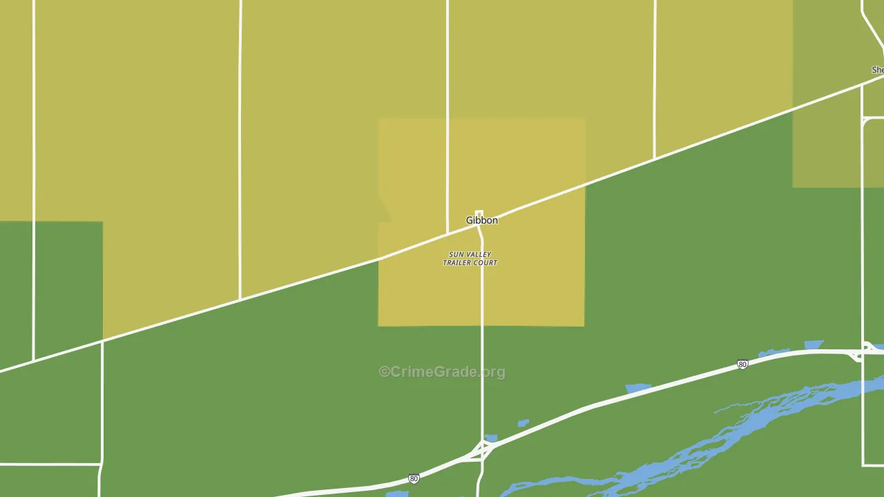 68840, NE Map of Theft Rates