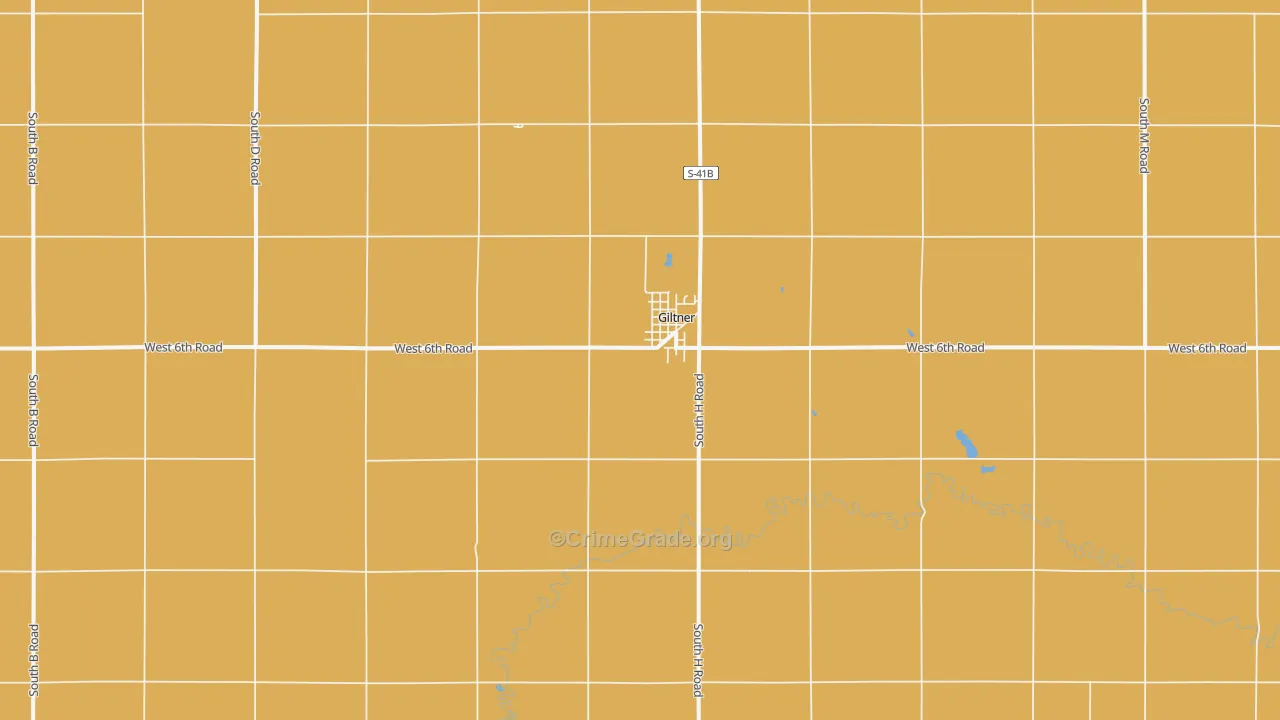 68841, NE Map of Theft Rates