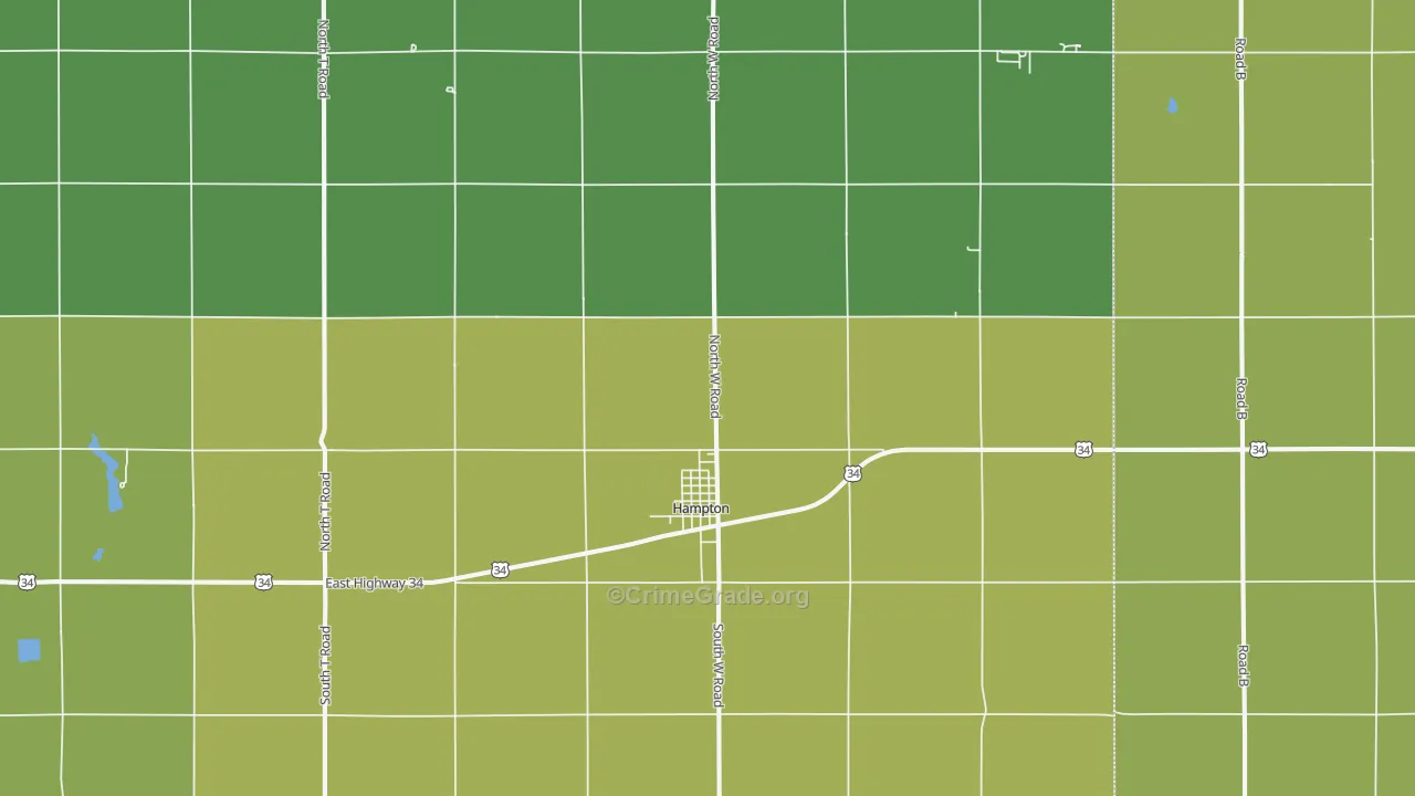 68843, NE Map of Theft Rates