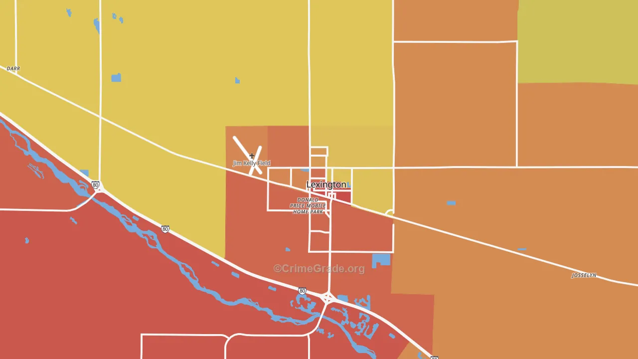68850, NE Map of Theft Rates