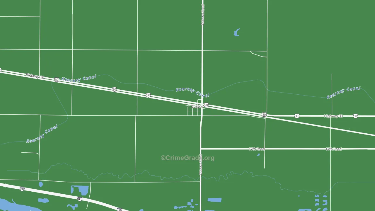68861, NE Map of Theft Rates