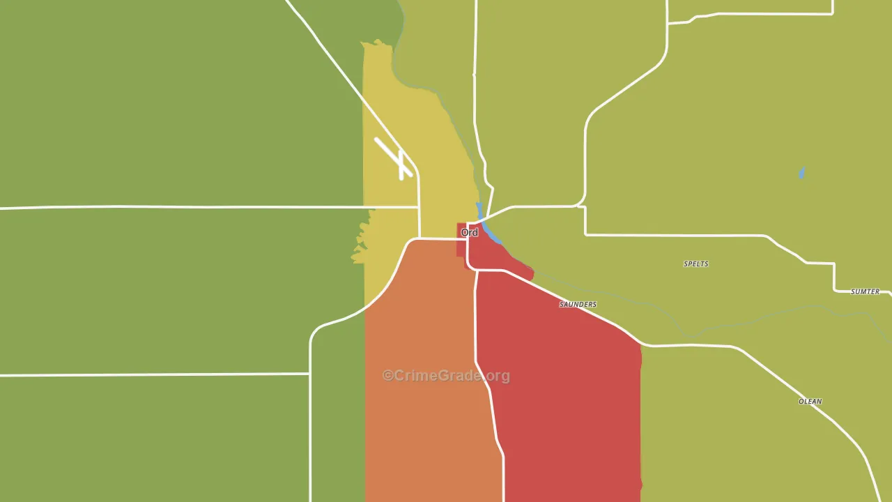 68862, NE Map of Theft Rates