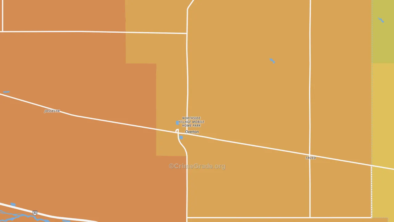 68863, NE Map of Theft Rates