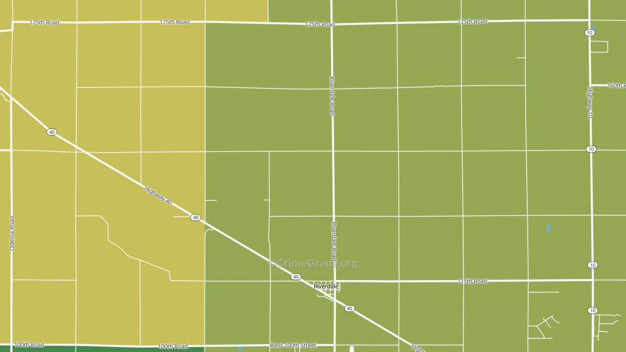 68870, NE Map of Theft Rates