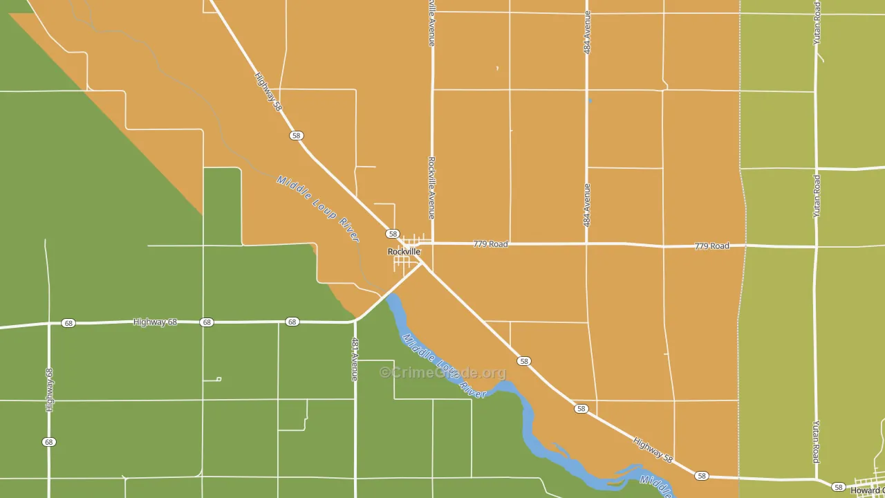 68871, NE Map of Theft Rates