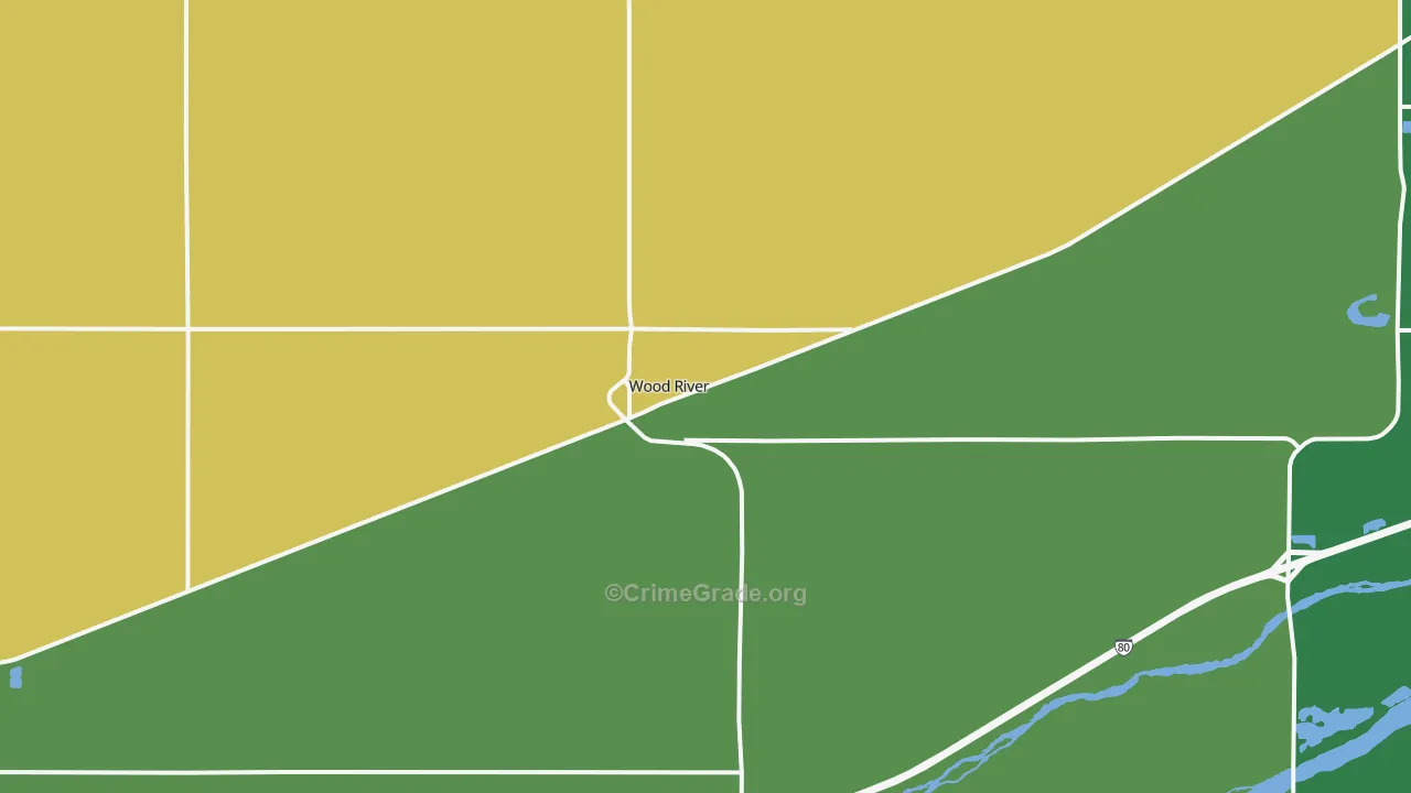 68883, NE Map of Theft Rates