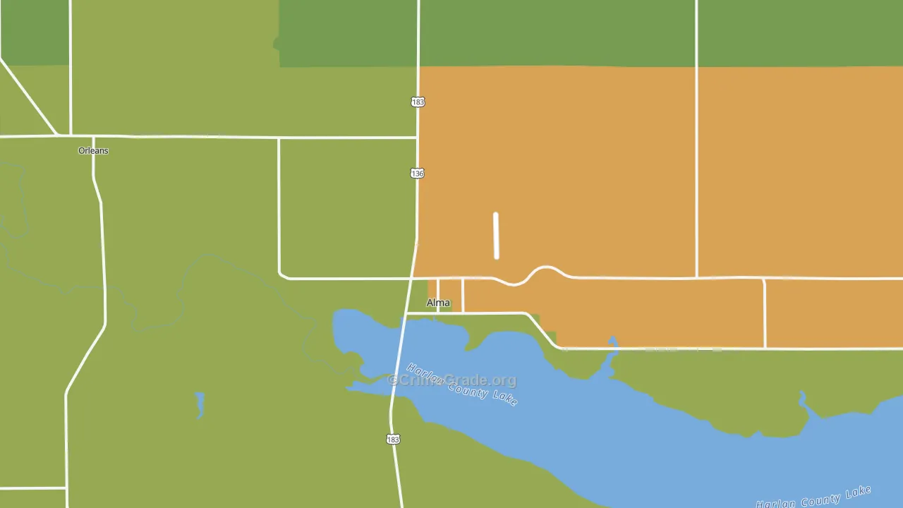 68920, NE Map of Theft Rates
