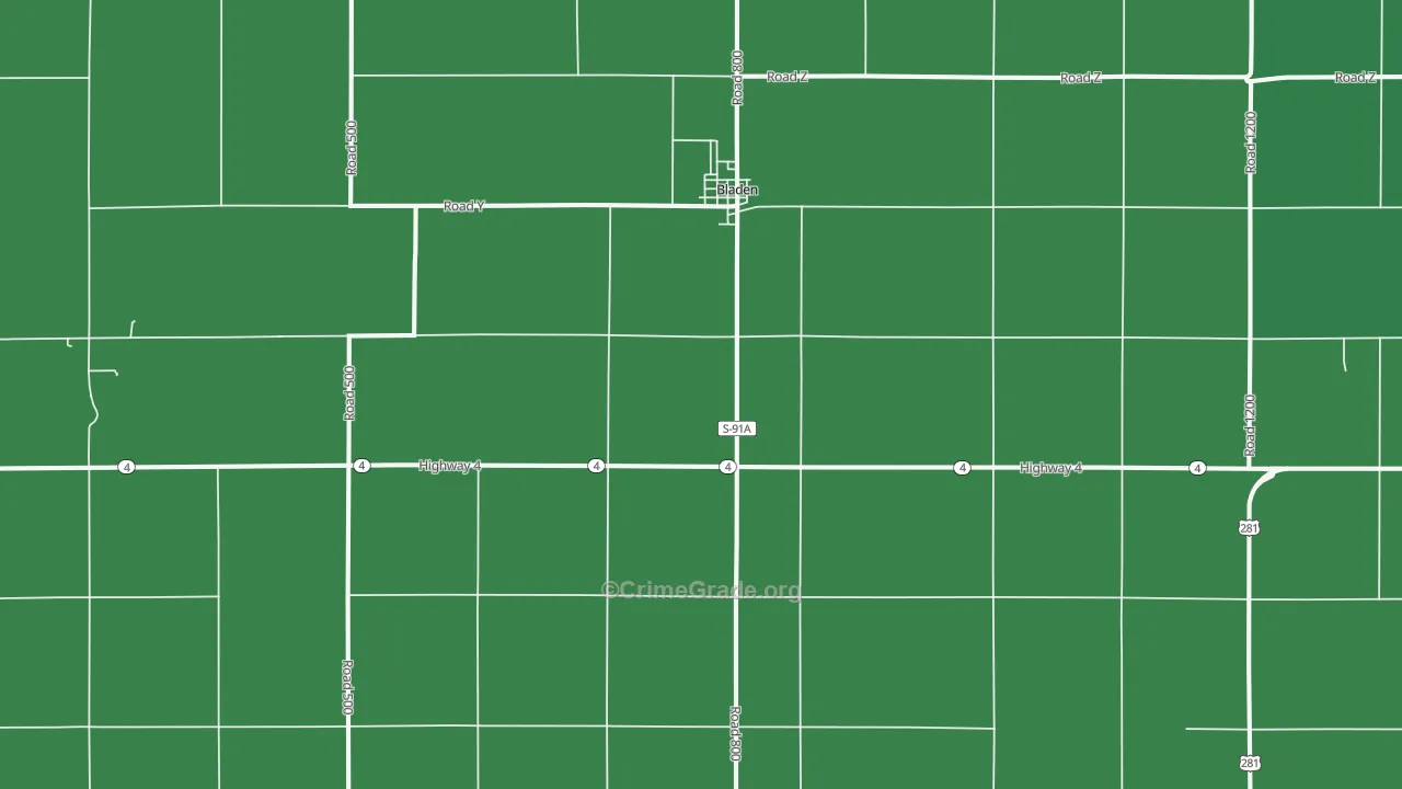 68928, NE Map of Theft Rates