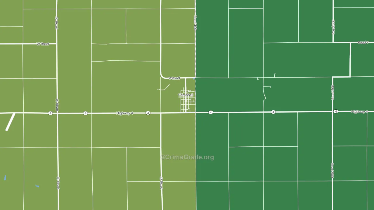 68932, NE Map of Theft Rates