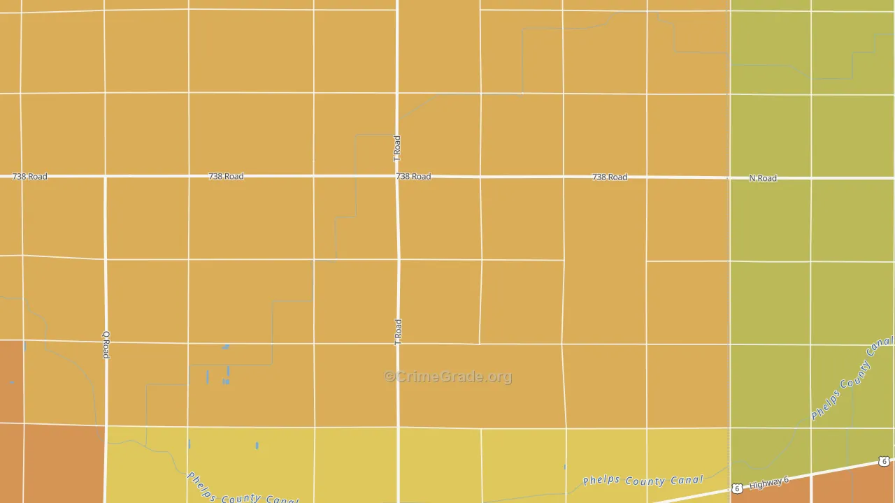 68940, NE Map of Theft Rates