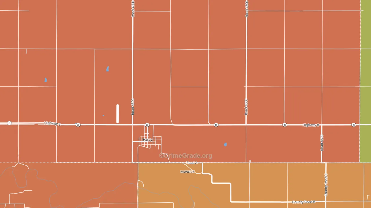 68943, NE Map of Theft Rates