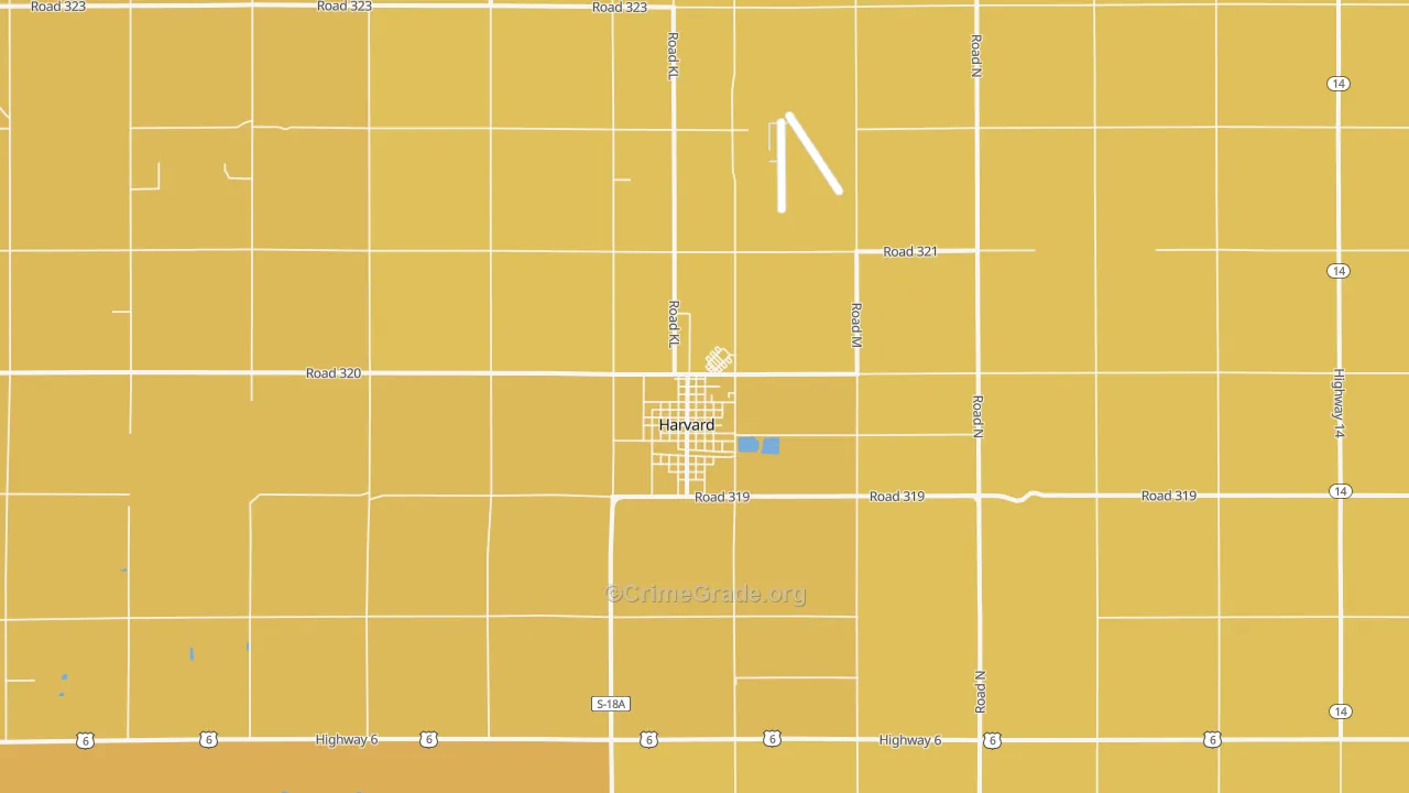 68944, NE Map of Theft Rates