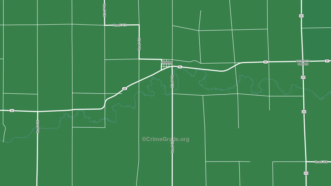68946, NE Map of Theft Rates