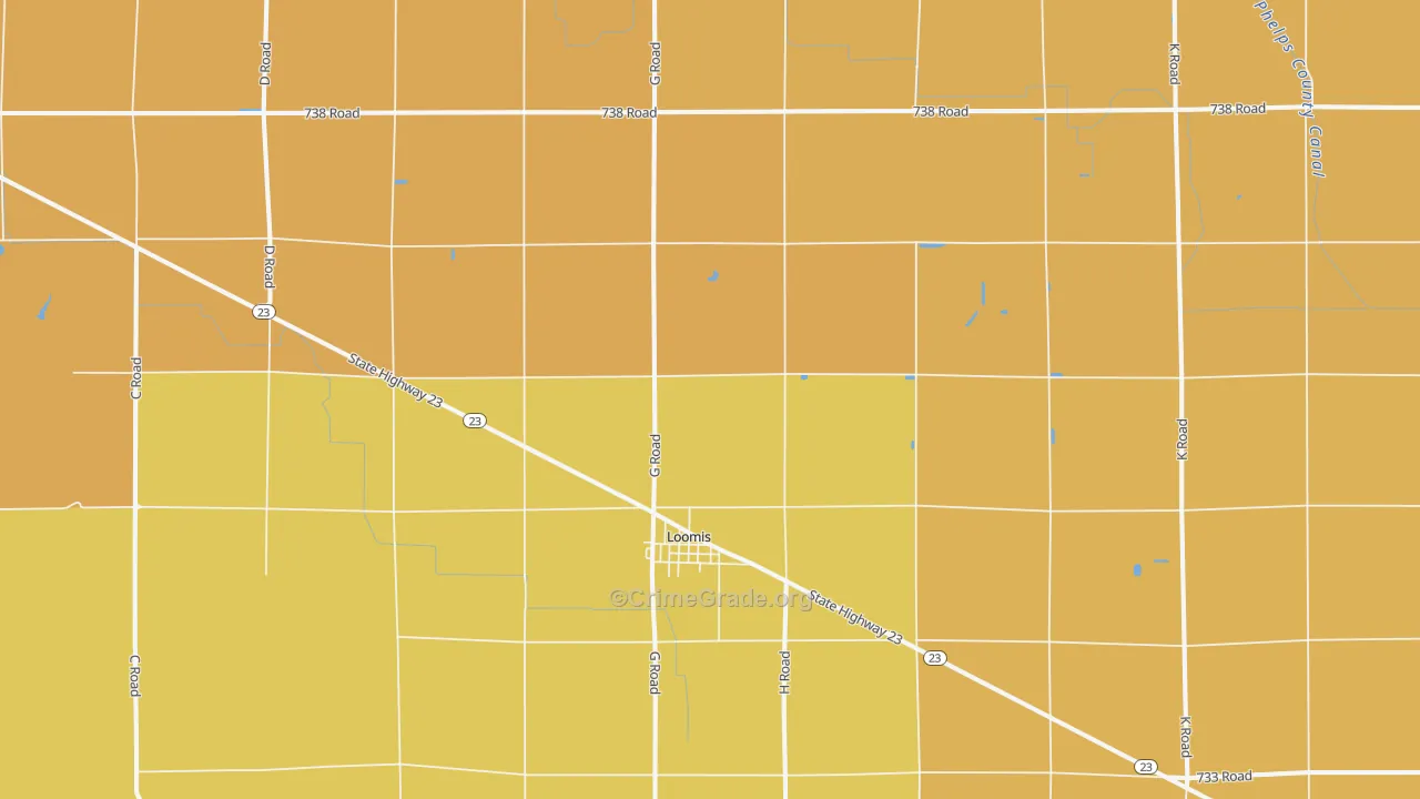 68958, NE Map of Theft Rates