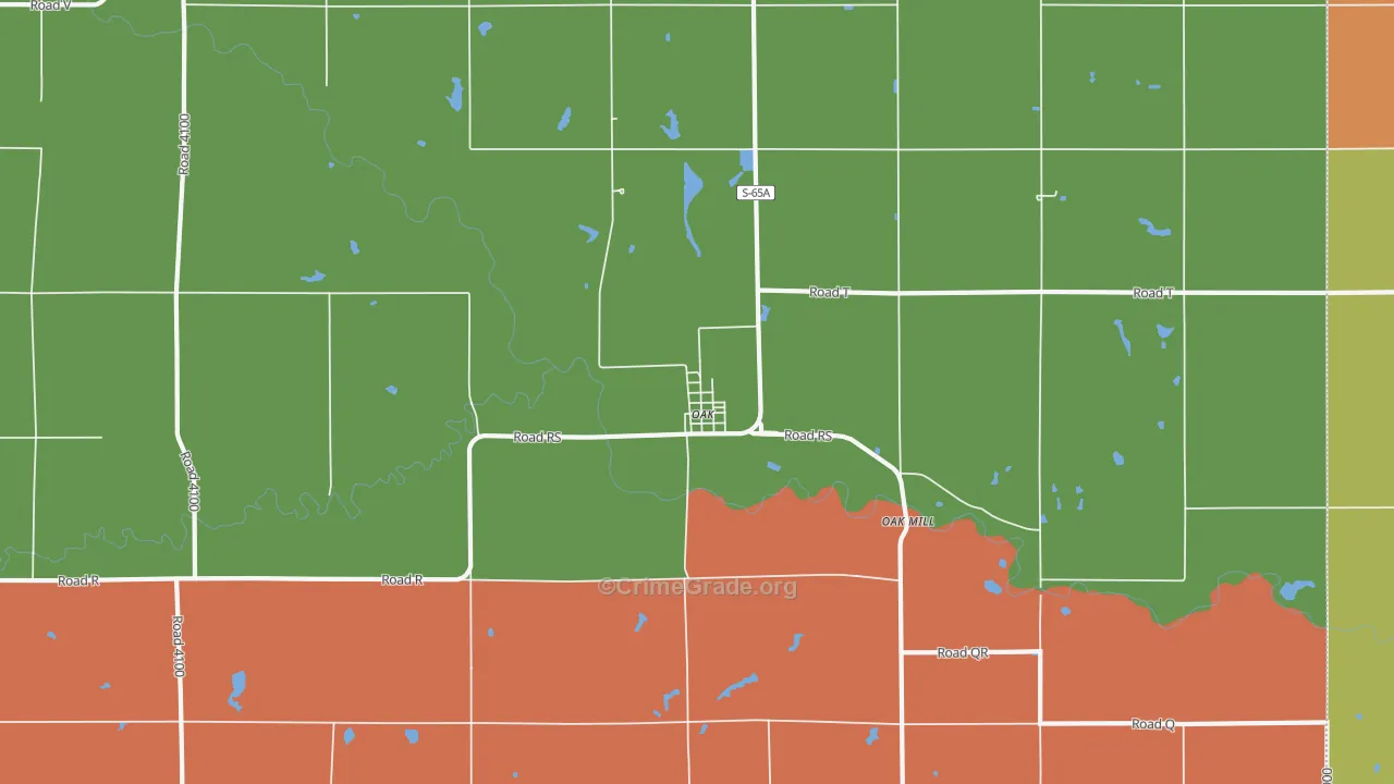 68964, NE Map of Theft Rates