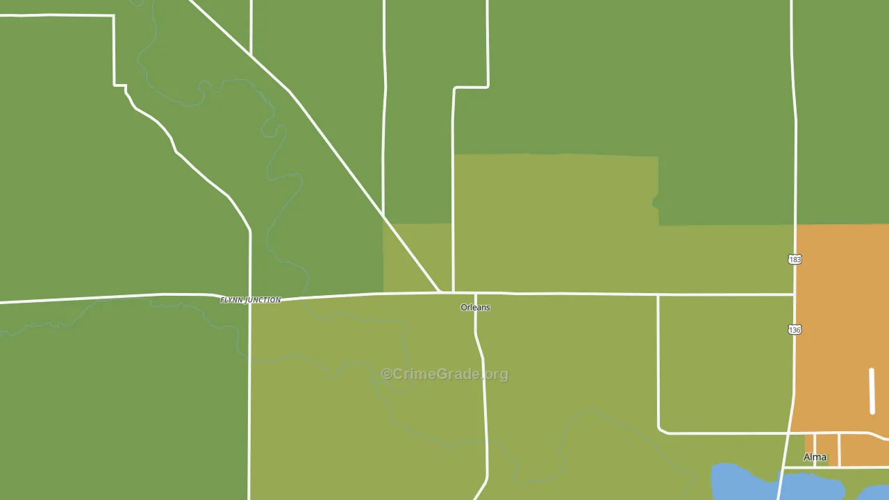 68966, NE Map of Theft Rates