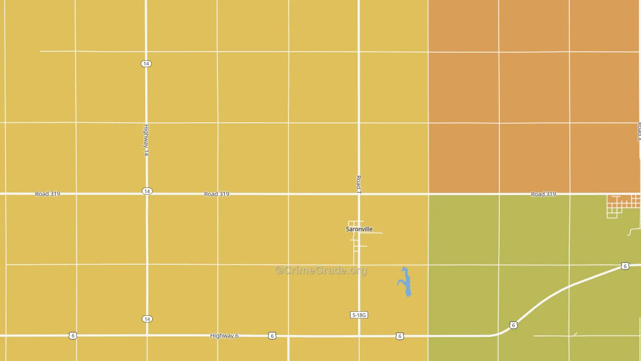 68975, NE Map of Theft Rates