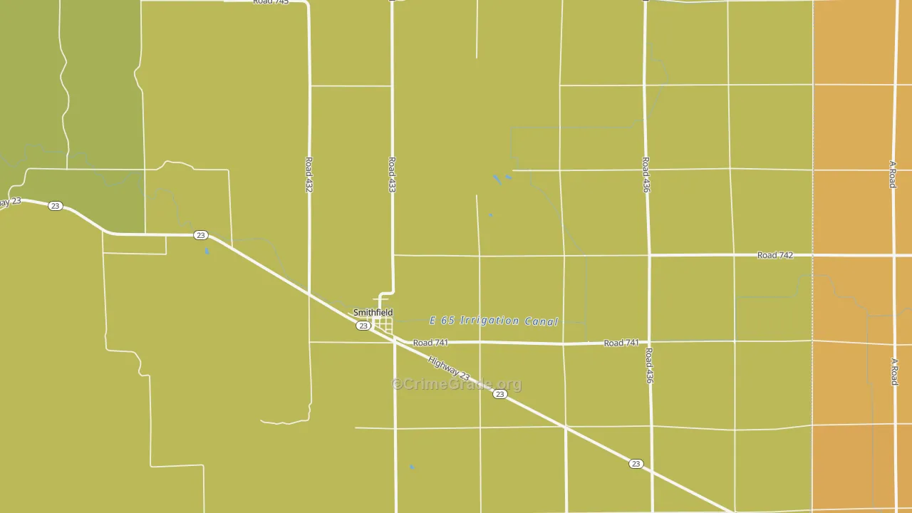 68976, NE Map of Theft Rates