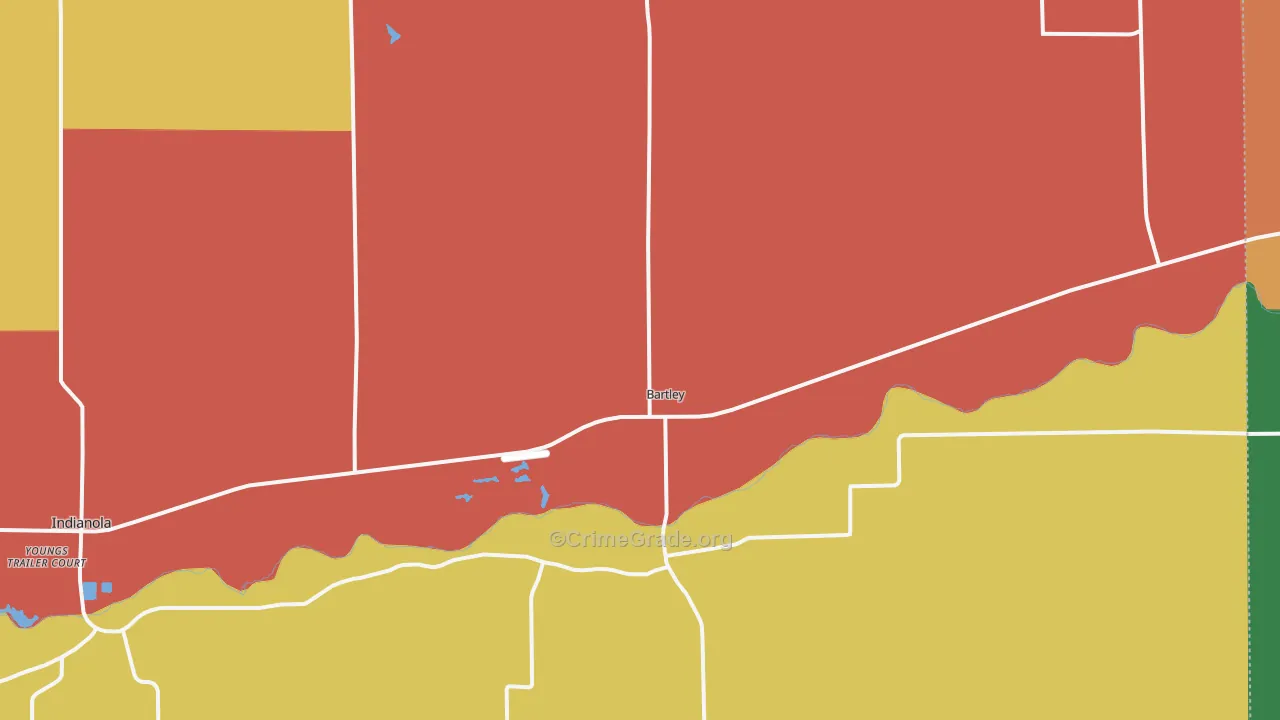 69020, NE Map of Theft Rates