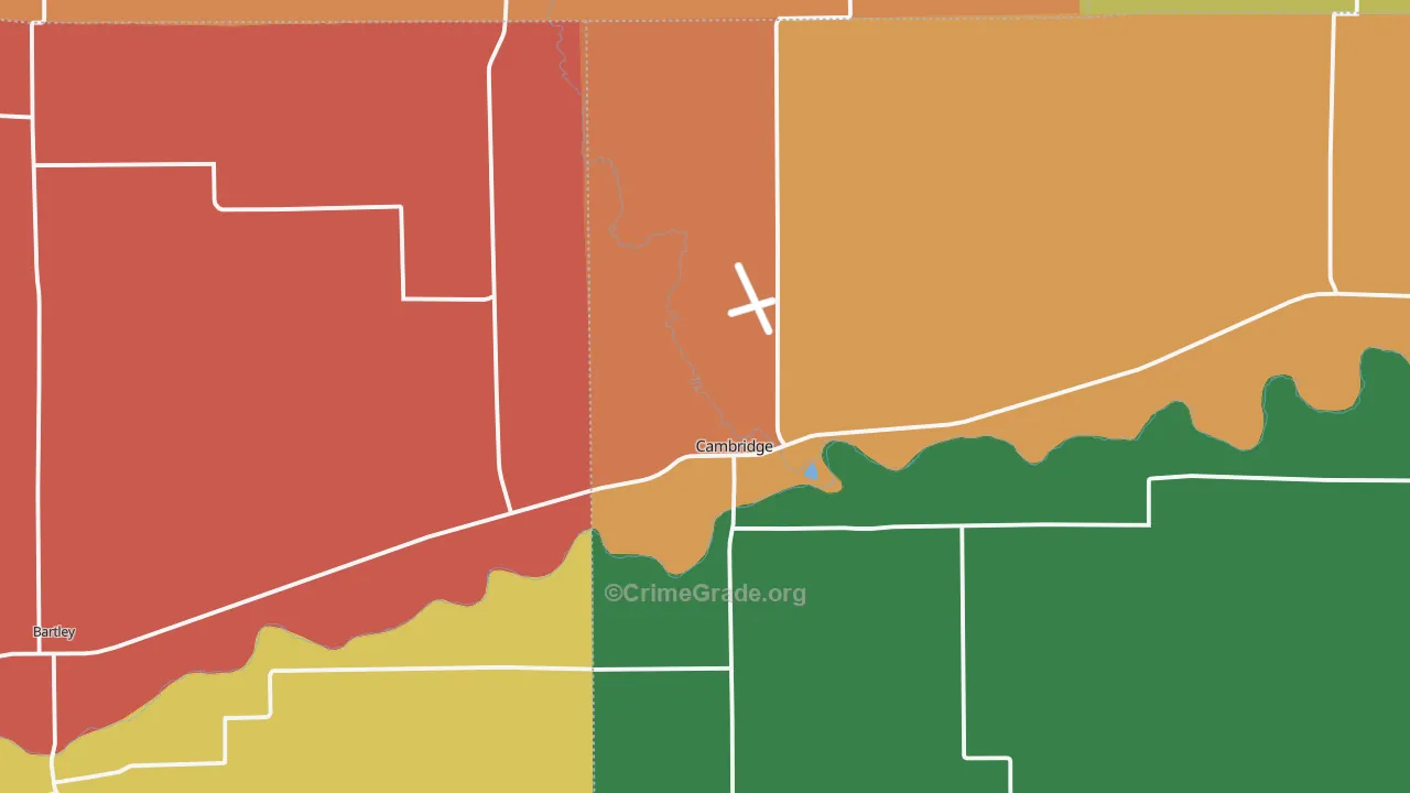 69022, NE Map of Theft Rates