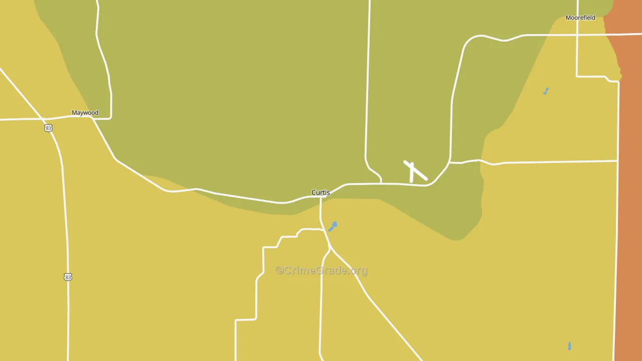 69025, NE Map of Theft Rates