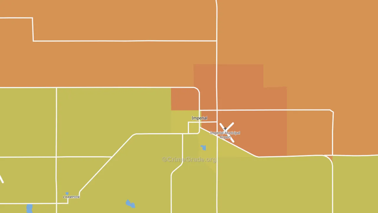 69033, NE Map of Theft Rates