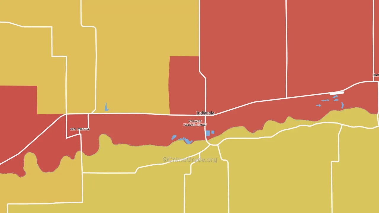 69034, NE Map of Theft Rates